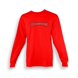 Houston Shirt Kids Houston T-shirt Unisex Youth Long Sleeve Tshirt Made To Order With Love