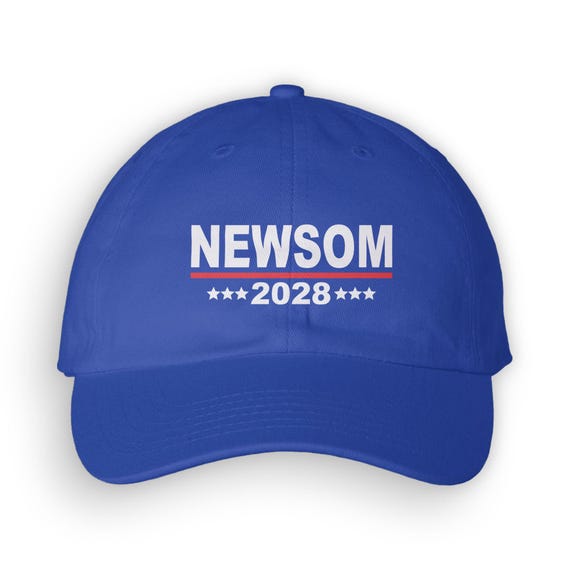 Gavin Newsom 2028 Presidential Campaign Hat - Adjustable Washed Cotton Trucker Hat For Men & Women