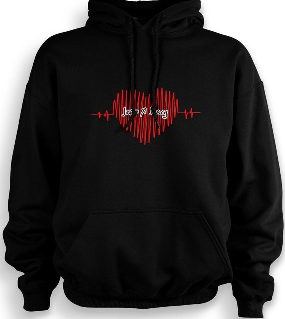Custom My Valentine Sweat à capuche personnalisé pour adulte (Noir