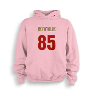 Sudadera con capucha Kittle para niños, unisex, para jóvenes, regalo de cumpleaños de San Francisco, regalo para ella, regalo para él, hecha a pedido con amor.