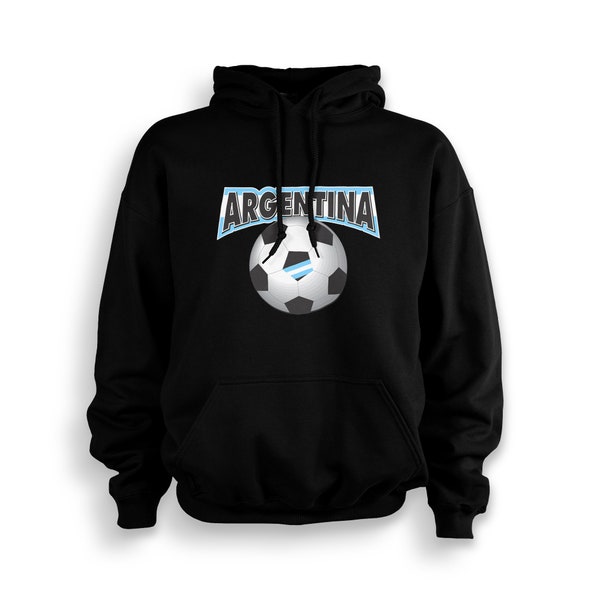 Argentina Soccer Adult Hoodie | Football | Made To Order With Love