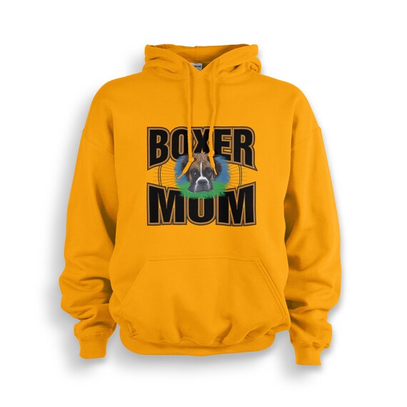 Custom Boxer Mom Adult Hoodie | Fawn | Brindle | Personalize | Customize |  Made to Order With Love - Etsy