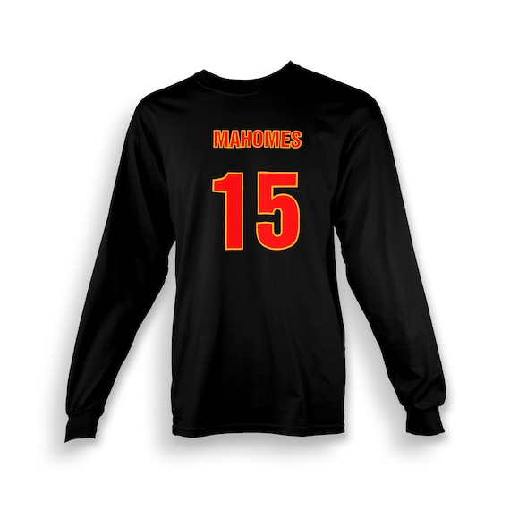 Mahomes long sleeve jersey 2025