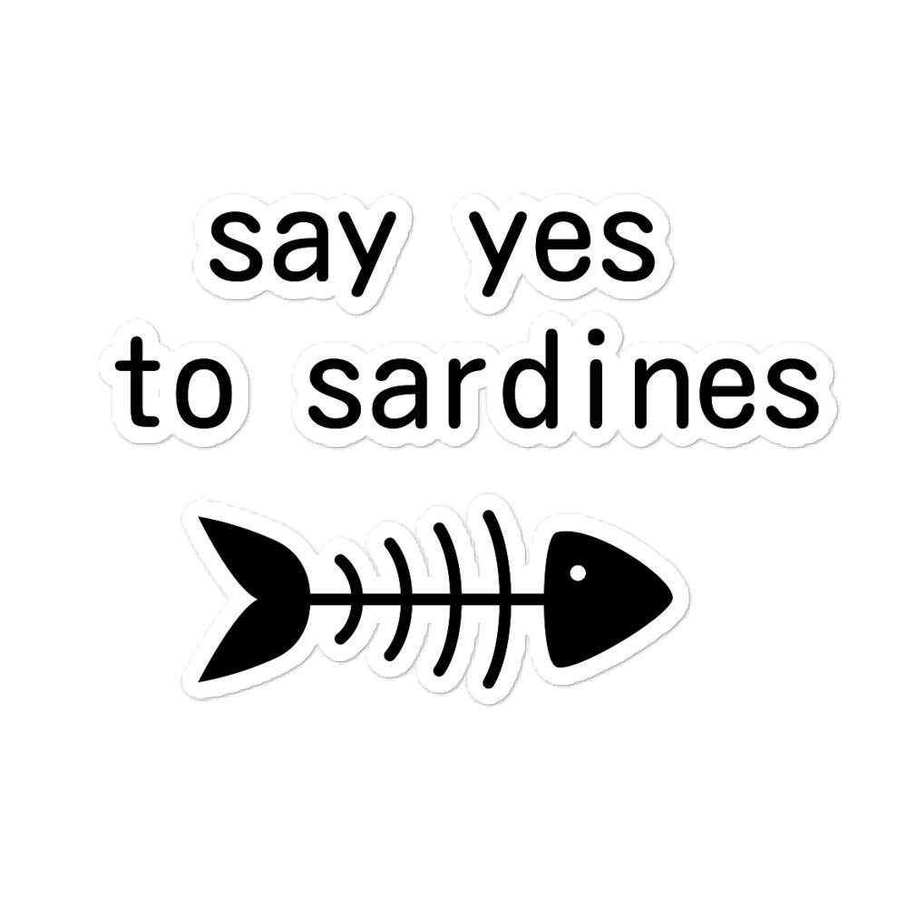 Say Yes to Sardines Etsy