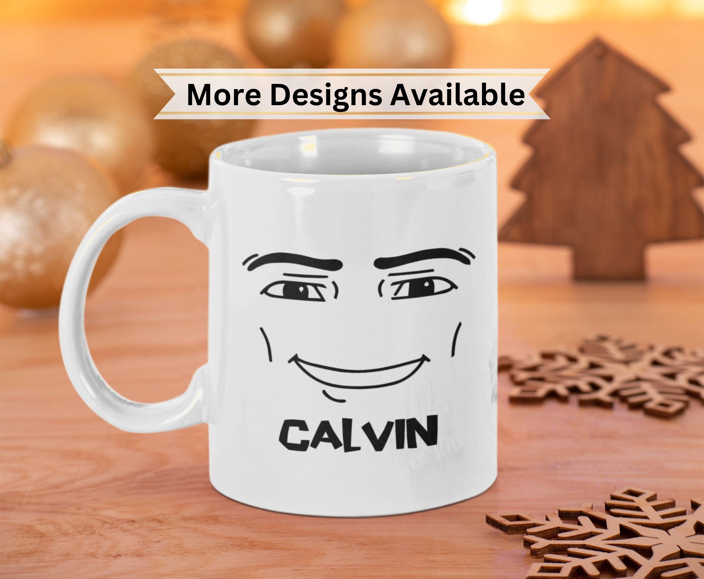 yanmu Roblox Man FACE Mug Funny Gamer Birthday Gift Hot Chocolate