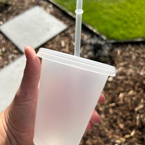 Single Frosted 16oz Tumblers | Starbucks Style | Wholesale | Blank Tumbler