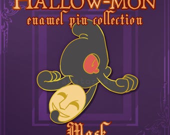 Hallow-Mon MASK Enamel Pin PREORDER