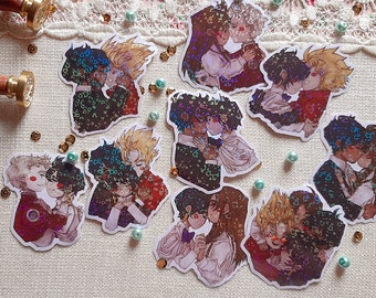 Love and Peace - Holo Stickers