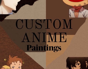 Custom Anime Glass Paintings