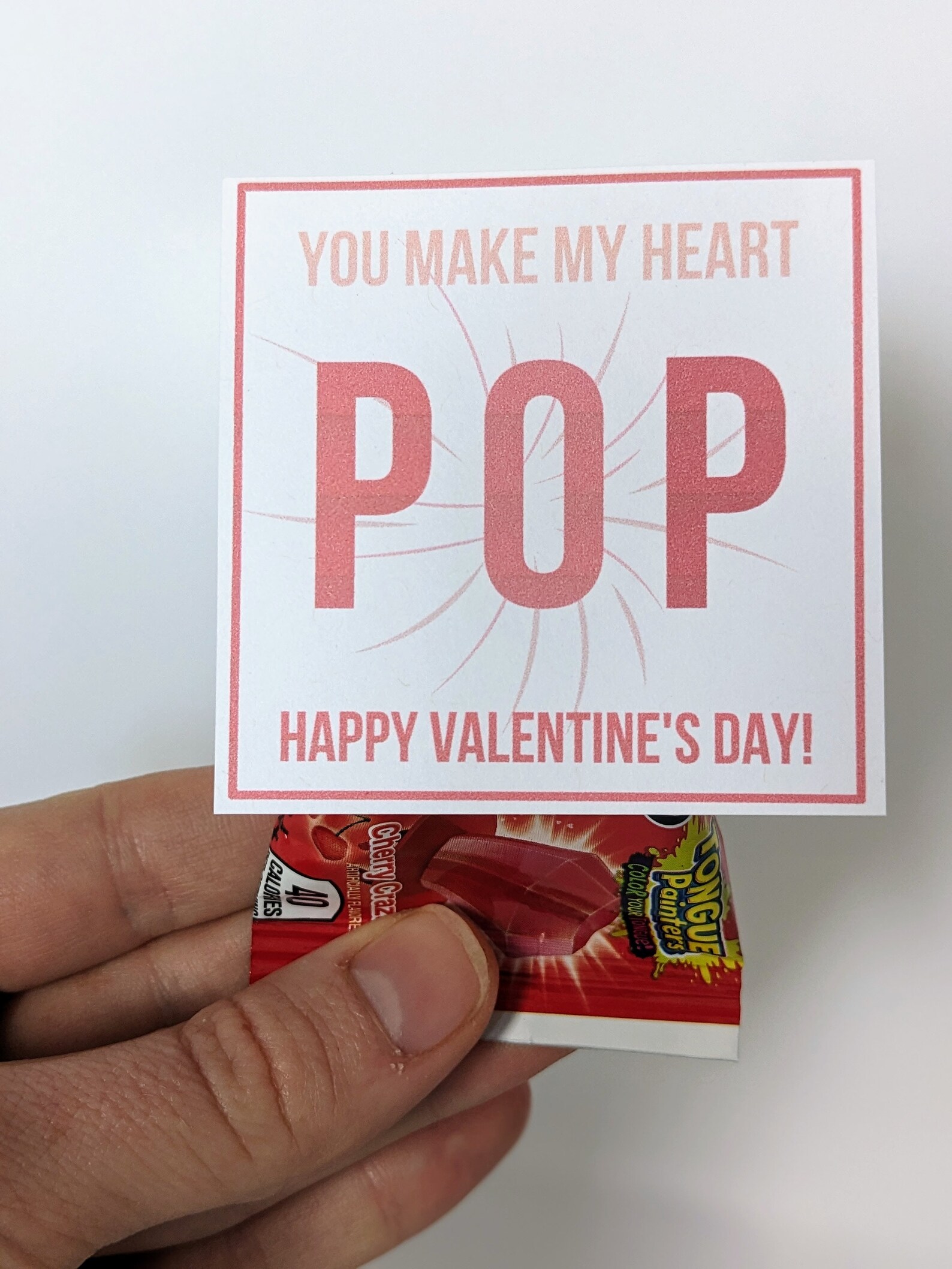 Printable Pop Valentine's Day Cards Printable Valentine Cards Printable ...