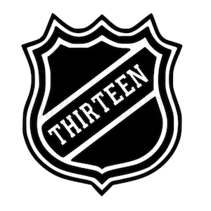 Thirteen Hockey Shield SVG file, Cricut cutting, Silhouette Cameo, Design Space, Graphic, Illustration, Happy Birthday Shirt, Youth Boy Girl