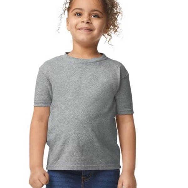 Sport Gray Gildan Toddler Unisex T-Shirt