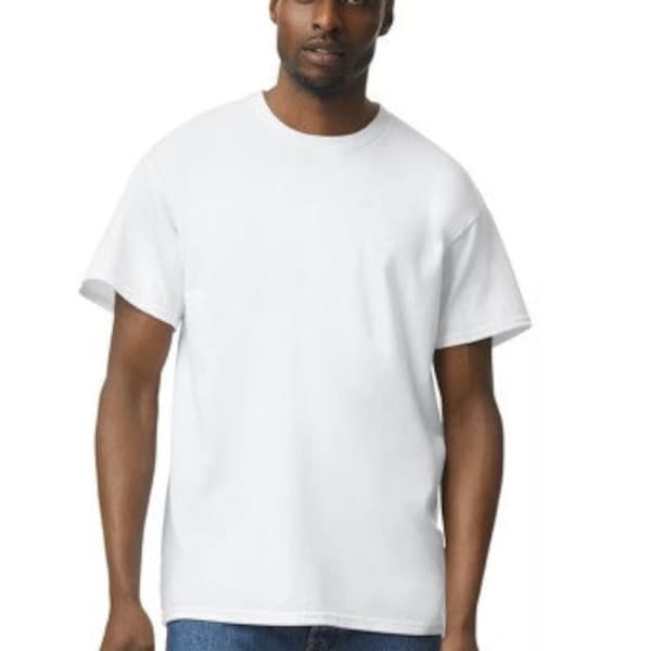 White Gildan Adult Unisex T-Shirt