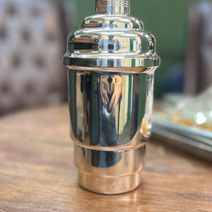 vintage silver plated cocktail shaker
