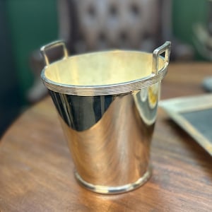 Silver plated ice bucket