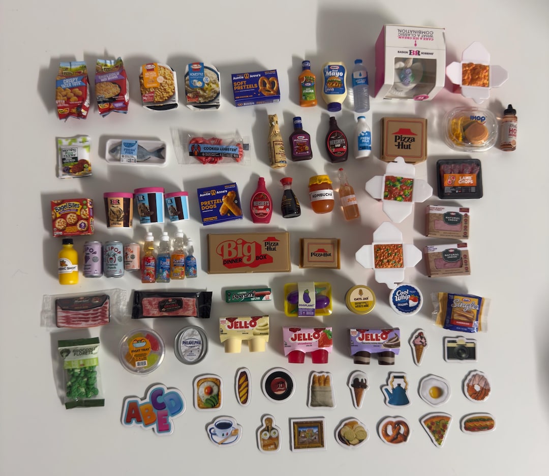 Fill The Fridge Mini Brands Singles and unopened fridge