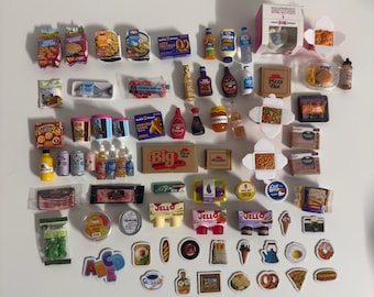 Fill The Fridge Mini Brands Singles and unopened fridge