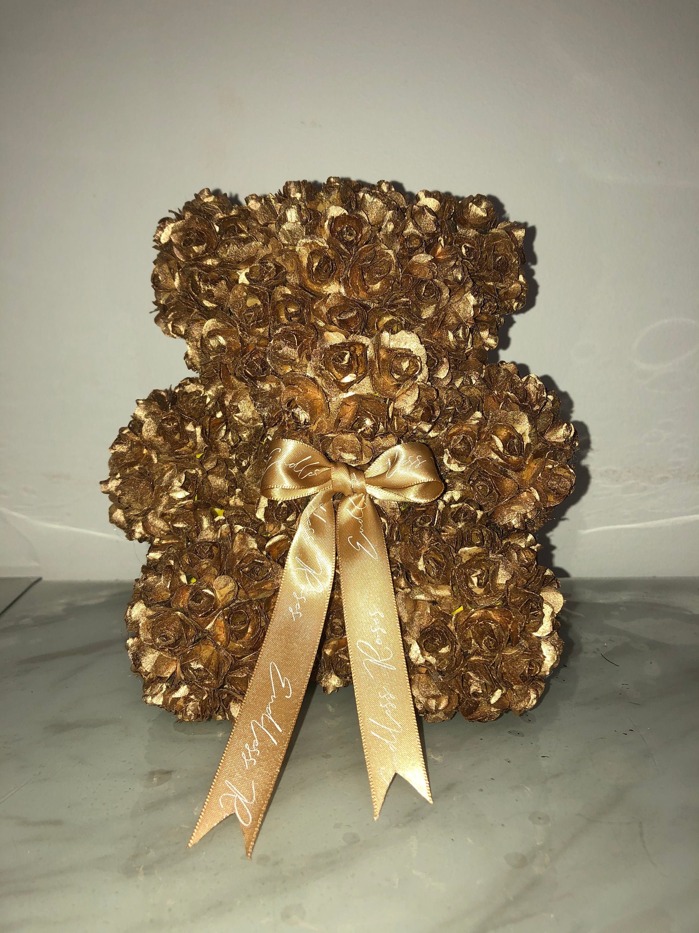 Gold rose bear hotsell