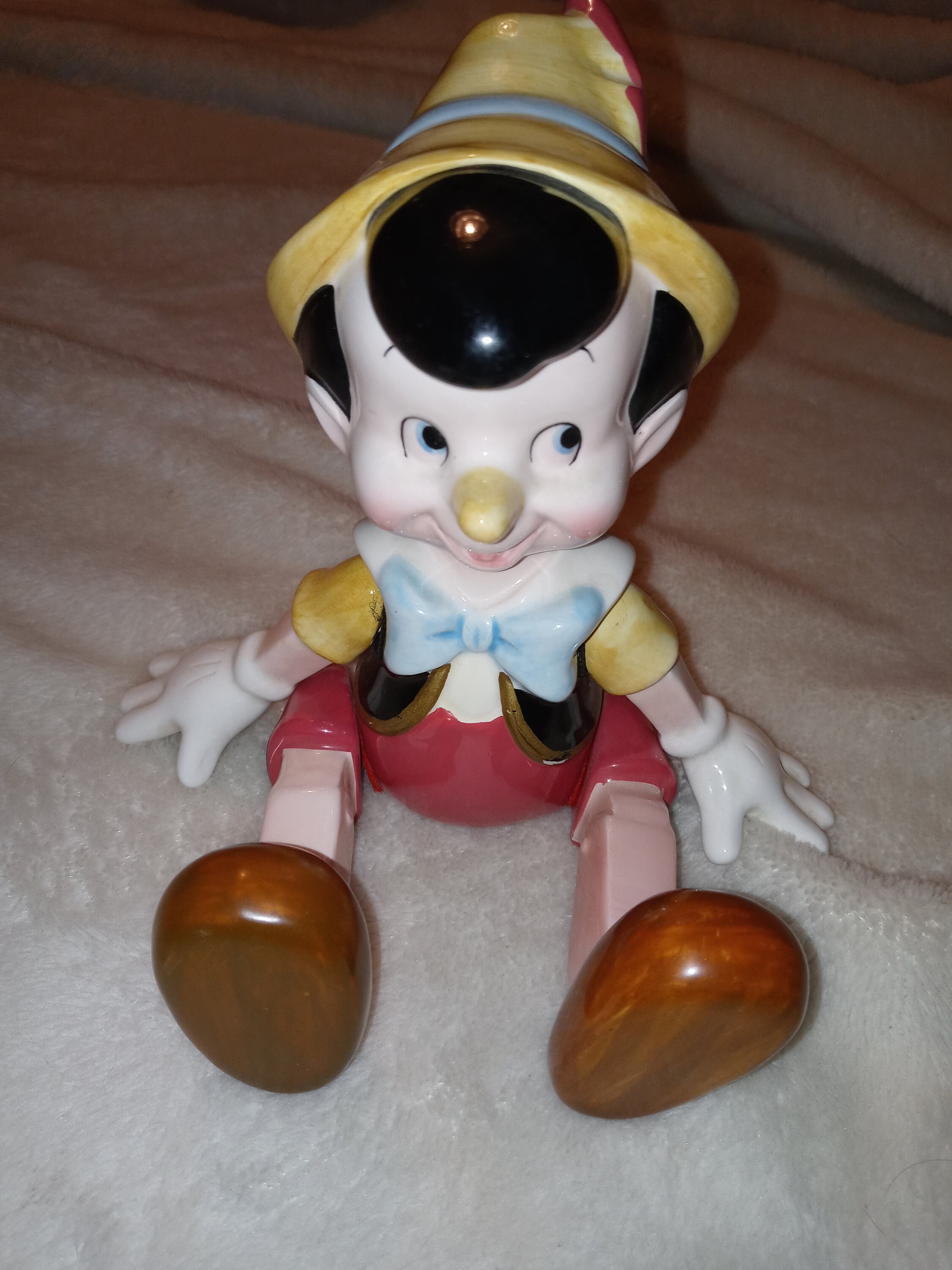 Schmid Walt Disney Pinocchio Ceramic Music Box Plays song Etsy