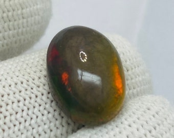 Natuurlijke Ethiopische zwarte opaal cabochon ovale vorm cabochon steen edelsteen opaal voor het maken van sieraden huwelijkscadeau voor ring