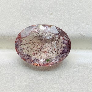 Hochwertiger Lepidocrocit Nadeln Bloodshot SUPER SEVEN Heilstein Sieben Chakra Melodie Stein 12X16 MM Für Einzigartige Schmuckherstellung