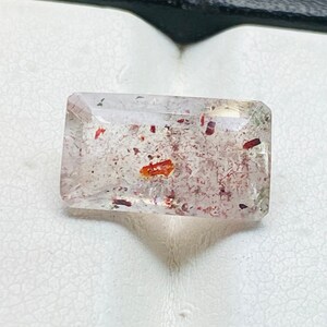 Blutunterlaufen !..SUPER SEVEN..! Mit erstaunlichen 7 Kristallen Heilstein Sieben Chakra Melodie Stein 8X13 MM für einzigartige Schmuckherstellung