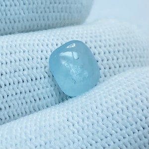 Top Quality Aqua Cabochon Blue Aquamarine Loose Stone Aquamarine Cabochon Square Shape Aquamarine Gems AAA Natural Aquamarine 8.50X9.30 MM
