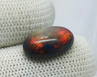 Natural Ethiopian Black Opal Cabochon Oval Shape Cabochon Stone Gemstone Opal For Making Jewelry Wedding Gift For Ring