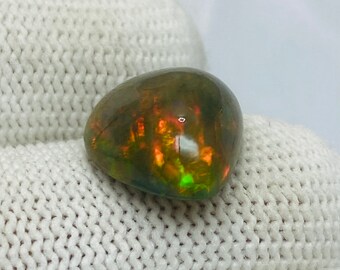 Natural Ethiopian Black Opal Cabochon Pear Shape Cabochon Stone Gemstone Opal For Making Jewelry Wedding Gift For Ring