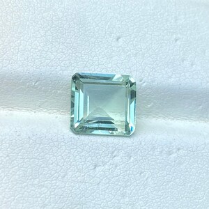 Natural Aquamarine * Square Shape * 8x8.50 MM *Loose Gemstone* Green Aquamarine