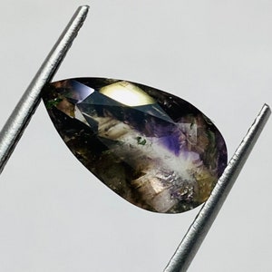 Erstaunlich! Super Sieben ! Edelstein mit 7 Kristallen Heilstein Sieben Chakra Melodie Stein 7.50x13.50MM Birnenform zur Schmuckherstellung