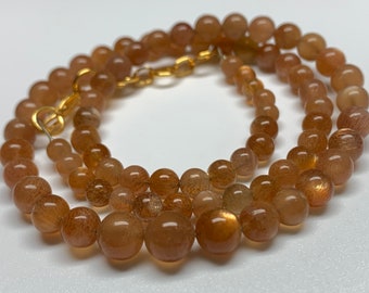 Extra ordinary Natural Sunstone Balls Beads 16 inches length size 3 mm to 6mm , sunstone , red sunstone, loose sunstone, sunstone beads ,