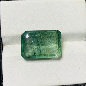 Natural Moss Aquamarine Gemstone, Faceted Natural Moss Aquamarine Gemstone,Loose Gemstone,Best For Silver Jewellery Making Moss Aquamarine