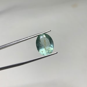 Natural Moss Aquamarine Gemstone, Faceted Natural Moss Aquamarine Gemstone, Loose Gemstone, Best For silver Jewellery Faceted Gemstone,