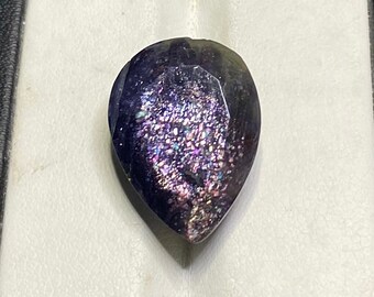 Milti Color Bloodshot Iolite Sunstone 14x19MM Pear Shape With Multi Color Sparkling Iolite Sunstone For Beautiful Jewelry Making FSH 157