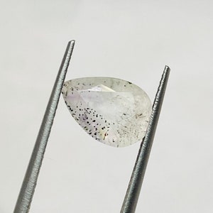 Selten ! Super Sieben ! Edelstein mit 7 Kristallen Heilstein Sieben Chakra Melodie Stein 8x11MM Birnenform für Schmuckherstellung