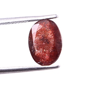 Natural Rare BloodShot Iolite sunstone 2.20 Carat 10.80x8 mm Oval Shape Faceted Gemstone