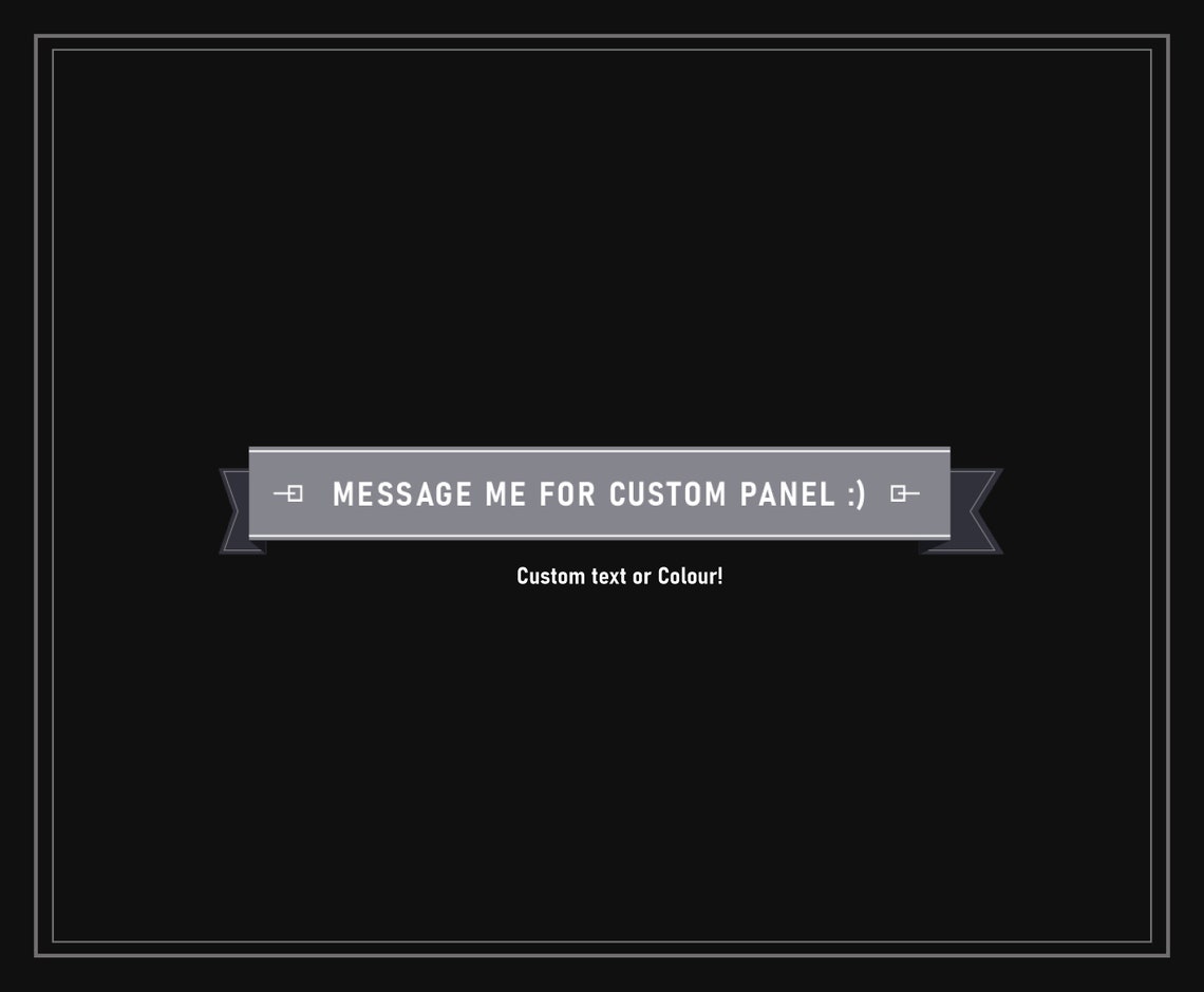 twitch panel banners twitch panel banners