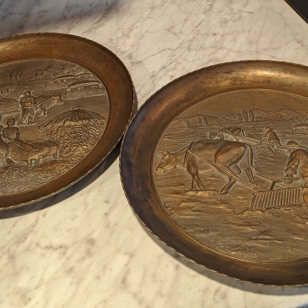 Korea Brass Plates Etsy