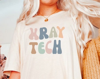 Radiologie Shirt, X-Ray Tech Shirt, Radiologie Tech, Rad Tech, Xray Tech Tshirt, Xray Tech Gift, Radiologische, Radiograaf, Retro Tee, Womens