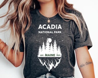 National Park Shirt, Acadia National Park, Cool T Shirt, Funny T Shirt, Maine, Hiking Camping, Tee, Mens, Womens, Acadia T-Shirt
