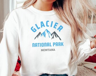 National Park Shirt, Glacier National Park Sweatshirt, Cool T Shirt, Grand Tetons, Jackson Hole, Dutton, Hiking Camping, Tee, Mens, Womens,