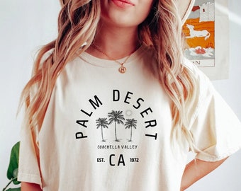 Camicia Palm Springs Comfort Colours - Camicia Palm Desert - Camicia Palm Springs Coachella Valley California - Maglietta Palm Desert