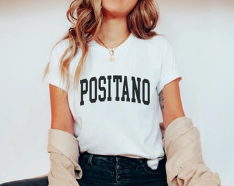 Positano - Italy Shirt - Amalfi Coast - Capri - Ravello - Positano Shirt - Vacation Shirt - Vintage Shirt - Summer Shirt - Retro Shirt