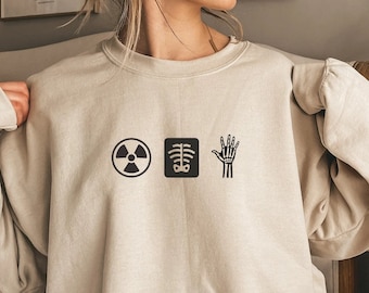 Radiology Tech - Radiology Sweatshirt - X-Ray Tech Crewneck - Radiology Technologist - Rad Tech Gift - Cute Radiology Sweatshirt - Xray