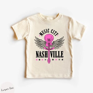 Nashville Kids Shirt, Music City, Nashville, Tennessee, Country Music Shirt, Western Tee, Youth Shirt, Toddler Shirt, Nashville Tshirt