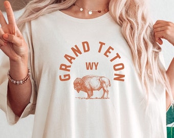 Grand Teton Shirt | National Park Shirt | Grand Tetons | Hiking Camping | Tee | Mens | Womens | Yellowstone T Shirt | RV Shirt