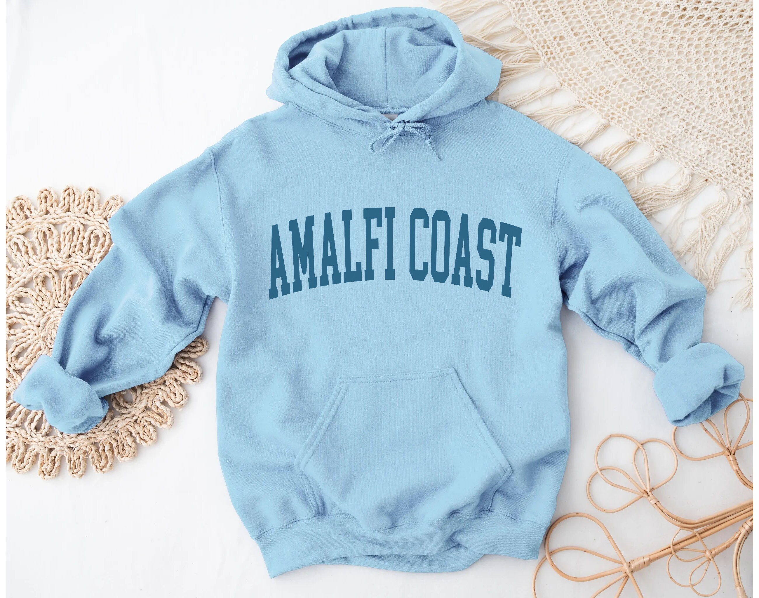 Amalfi Coast Sweatshirt - Amalfi Coast Hoodie - Italy Sweatshirt - Positano - Capri - Ravello - Vacation Shirt - Italian Vacation