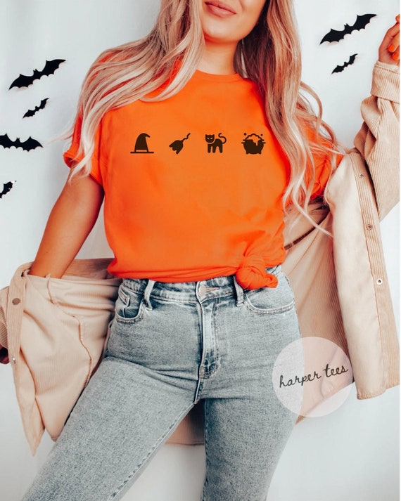 Cute Halloween Theme Shirt for Women Halloween Tshirts Cute Etsy