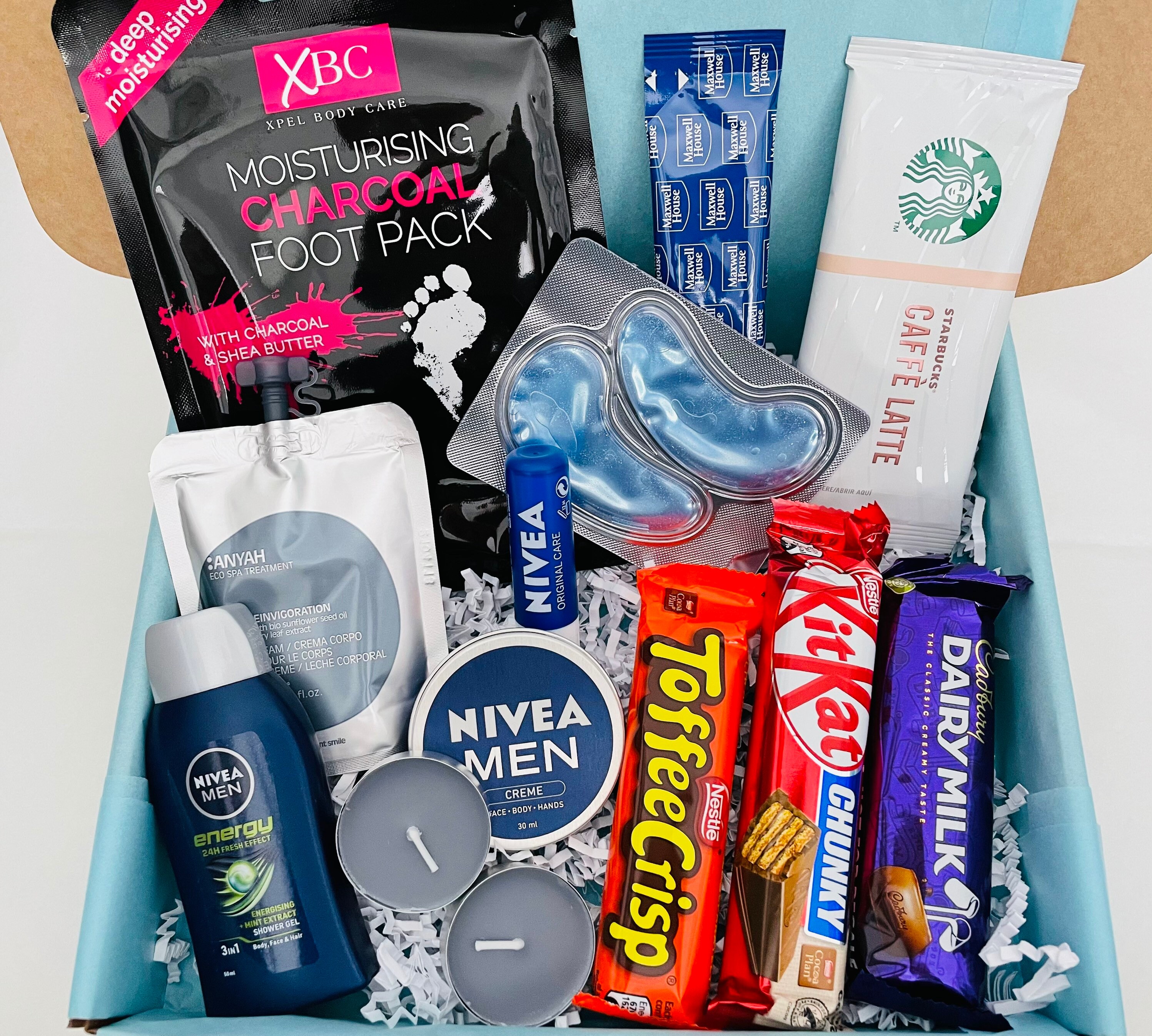 Pamper Nivea Box for Him Birthday Gift Fathers Day Pamper Etsy UK